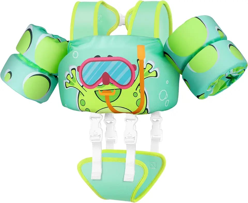 Vvinca Puddle Kid Jumper for 13-30 Lbs, Toddler Swim Vest for 1-3