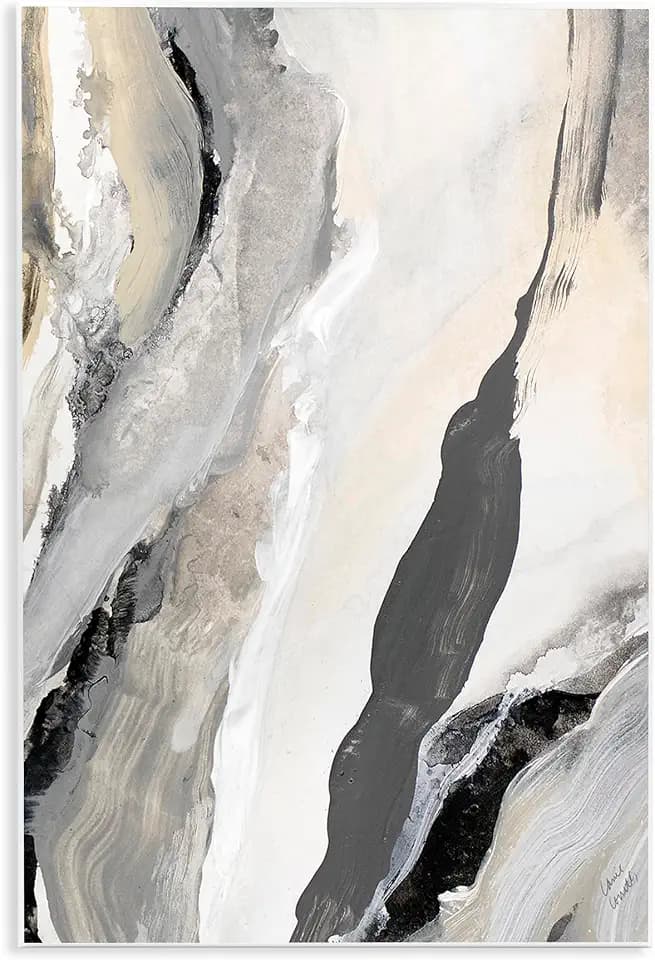 Abstract Marble Movement, 13 x 19 Inch Mounted Print on Wall Plaque