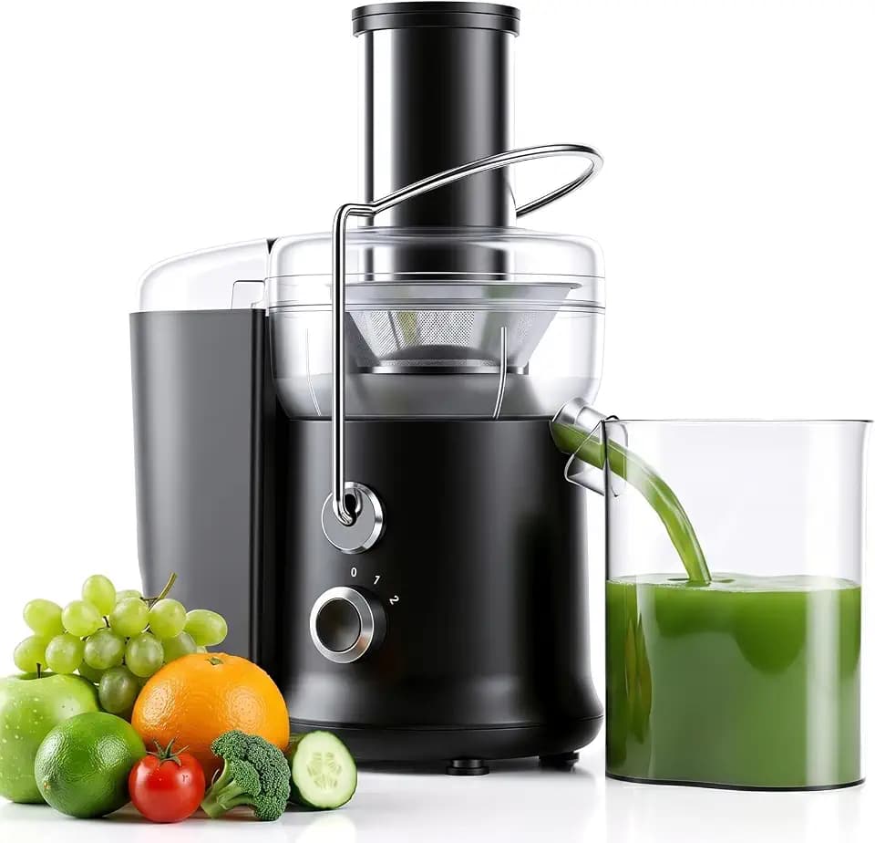 DUMOS Juicer Machines, Centrifugal Juice Extractor for Fruits & Vegetables