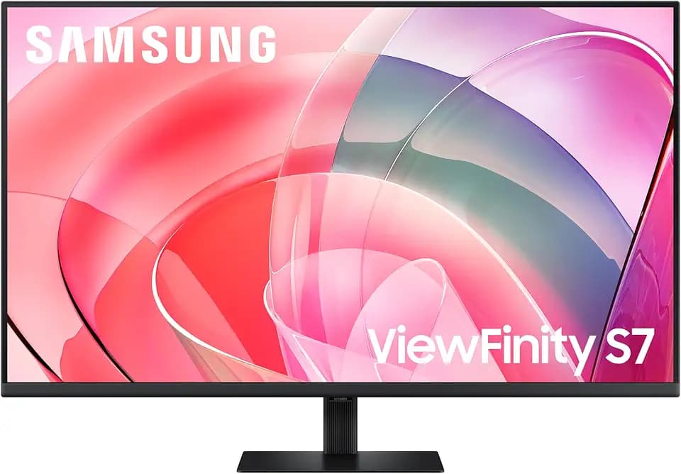 Samsung 37 Zoll ViewFinity S70D 4K High Resolution Monitor, Bildschirm mit VA-Panel, 3.840 x 2.160 Pixel (UHD), 60 Hz, 5 ms (G/G), HDR10, Easy Setup-Standfuß, LS37D702EAUXEN
