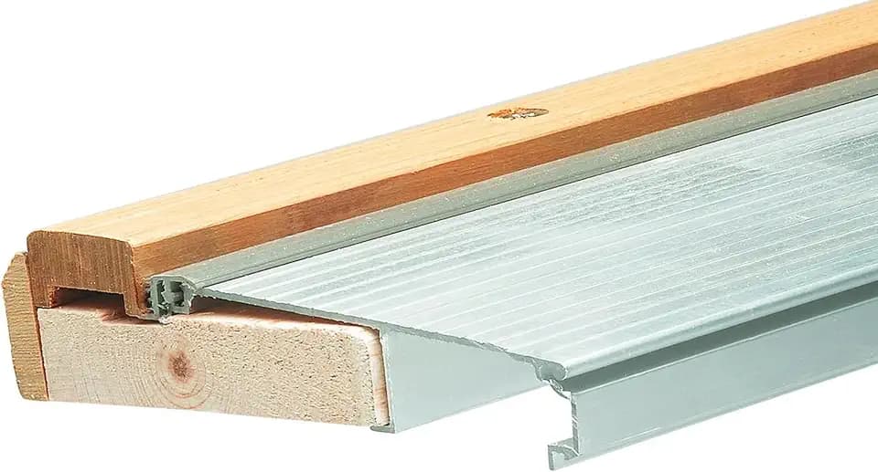 Frost King TAOC36SP Adjustable Aluminum and Oak Sill Threshold, Mill Finish