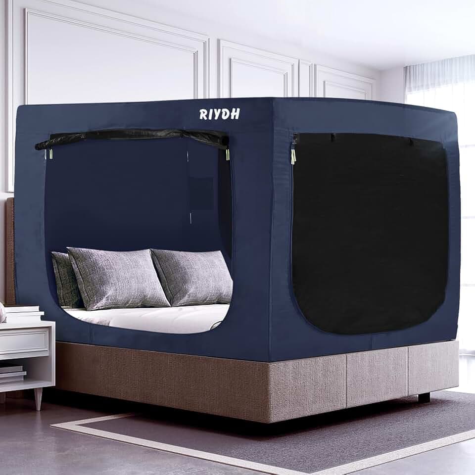 Twin Bed Tent Bed Canopy for Adult and Kids Indoor Blackout Sleep Tents
