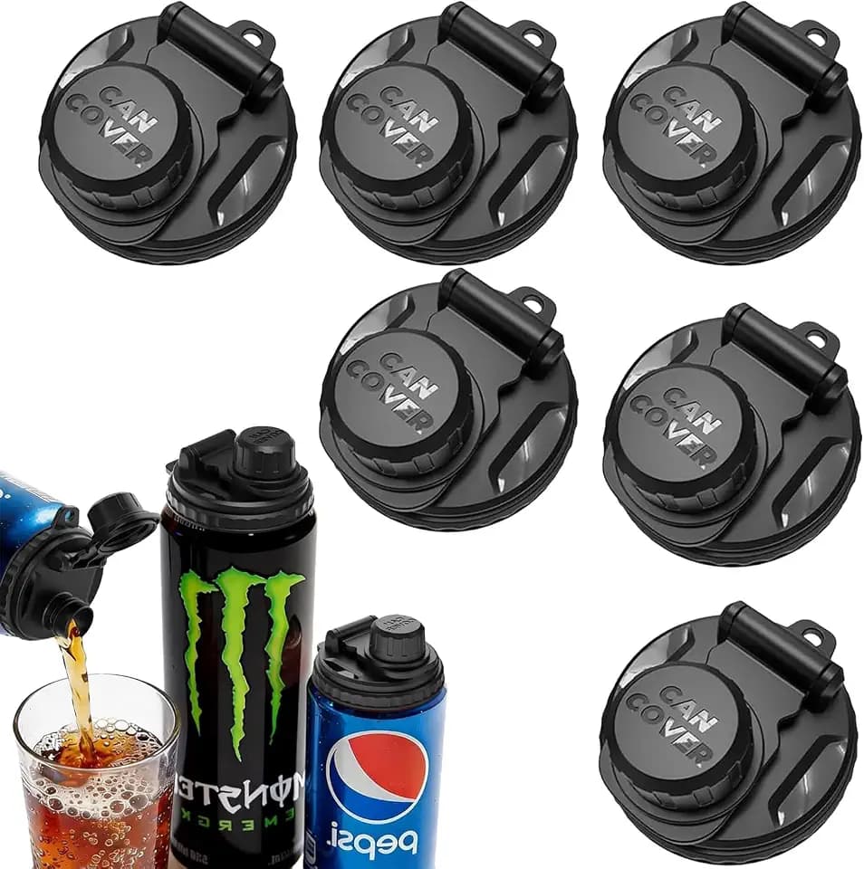 Soda Can Lids with Twist-Off Caps 6 Pack