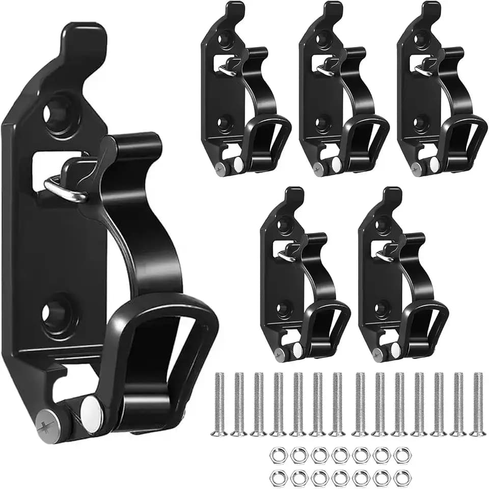 6PCS Schaufelhalter für Dachträger,6X 40mm Schaufel Halterung Axthalter Dachträger Zubehör Spannverschluss Gummi Verschlusslager Wandmontagehalterungen für Lastwagen Auto Boot Werkzeug Spaten Offroad
