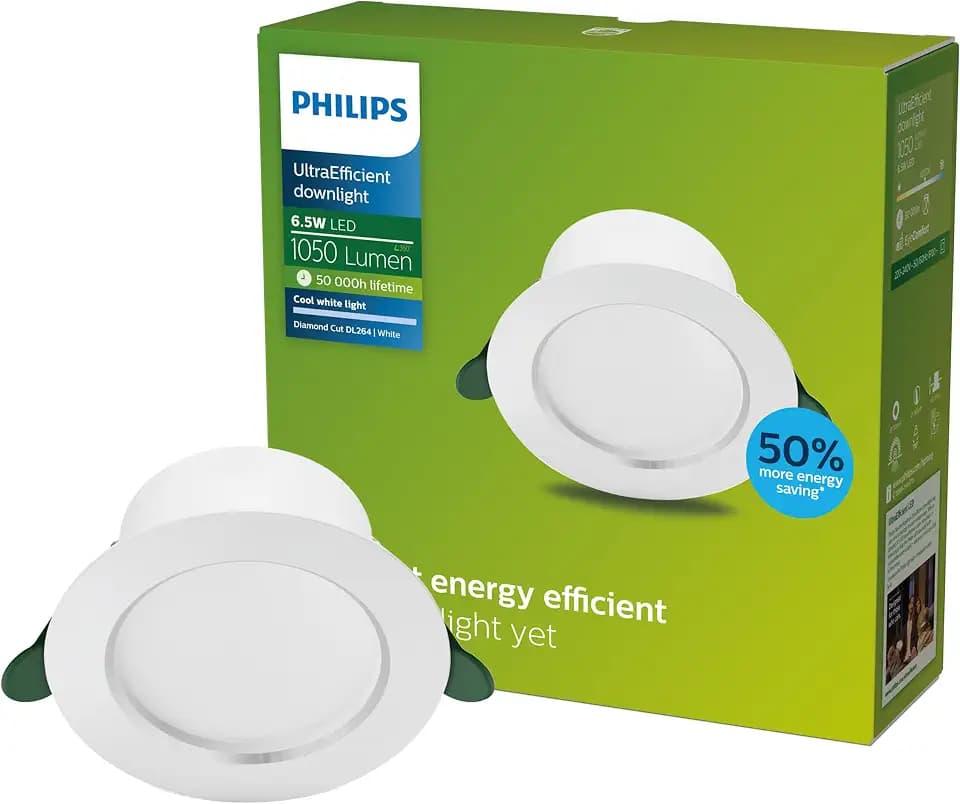 Philips Diamond Cut Ultra Effizient Gen. 2 6.5W, 150cm, 4000K, 1050 Lumen, weiß
