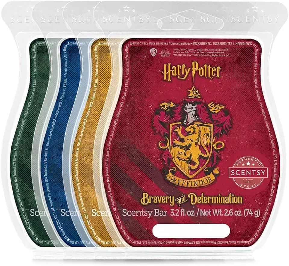 Scentsy Wax Melts, Harry Potter™ Houses, 4 Bar Set, Paraffin Wax Cubes