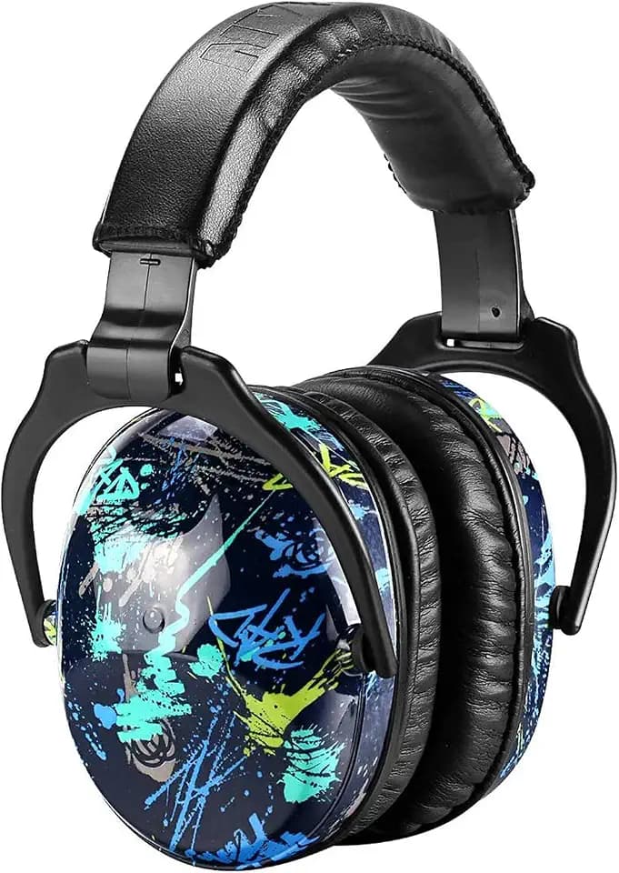 ZOHAN EM030 Kids Ear Protection, Noise Cancelling Headphones Ear Muffs for Autism Sensory, Safety Noise Reduction Hearing Protection for Monster Truck/Concerts/Fireworks/Air Shows
