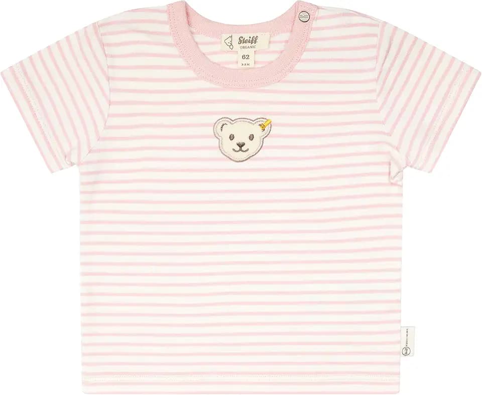 Steiff Unisex Baby Basic T-Shirt Kurzarm Gestreift T-Shirt (1er Pack)