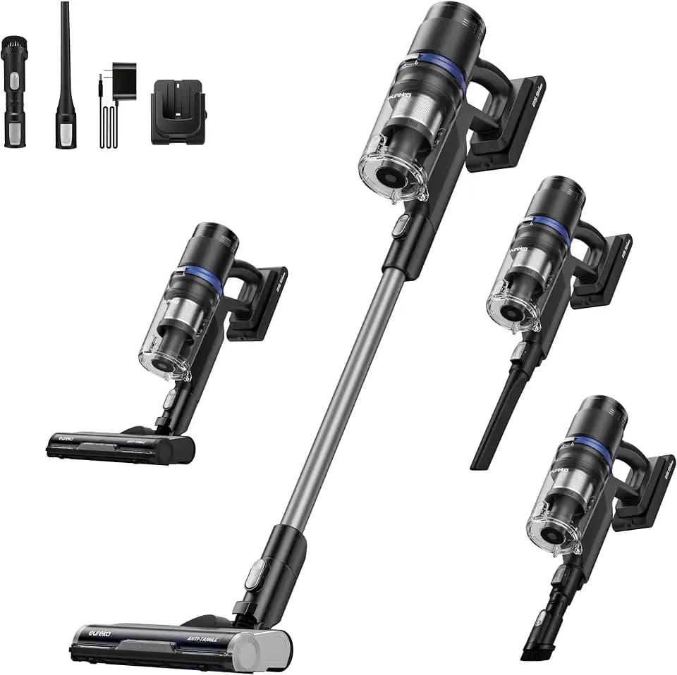 Eureka ReactiSense 350W Anti-Tangle Cordless Stick Vacuum, NEC451BL