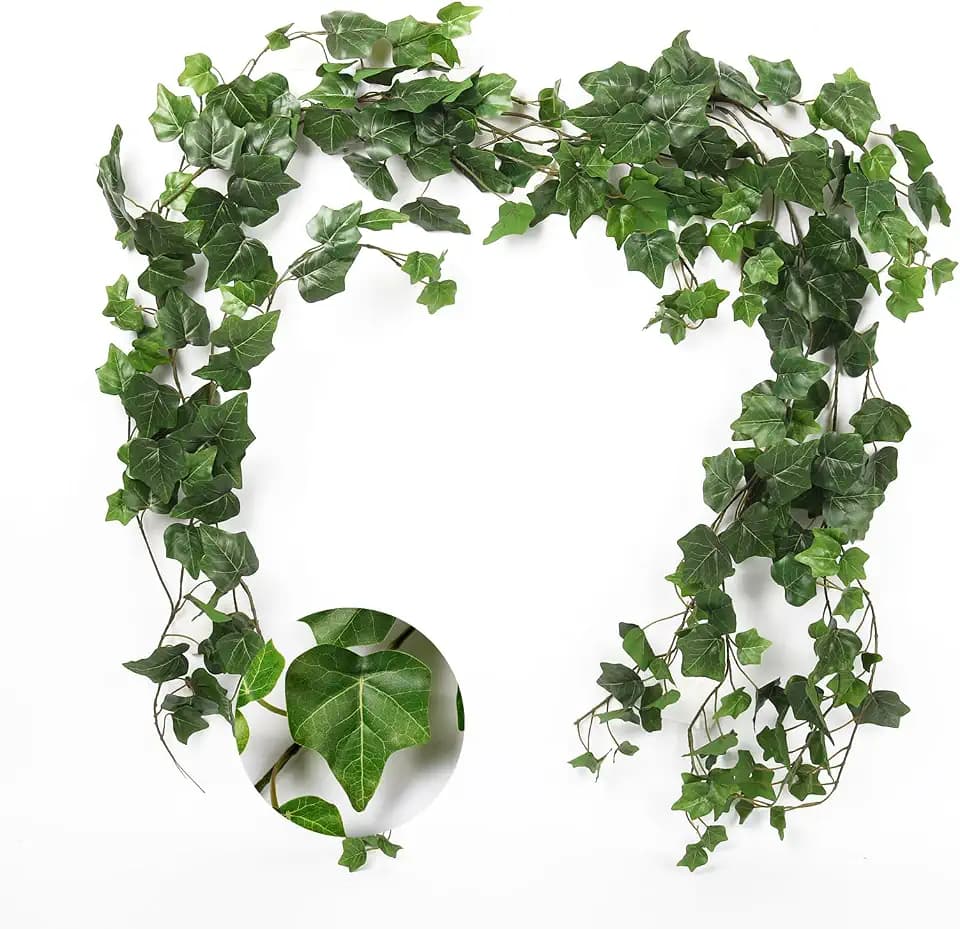 RECUTMS 2 Pack Artificial Vines Ivy Garland Fake Vines for Room Decor 6.3Ft