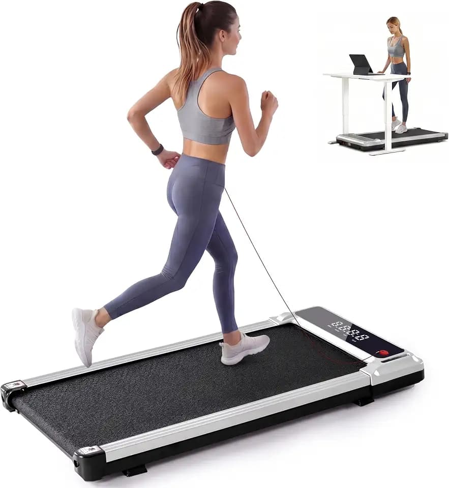3-in-1 Walking Pad Under Desk Treadmill for Home Office Portable