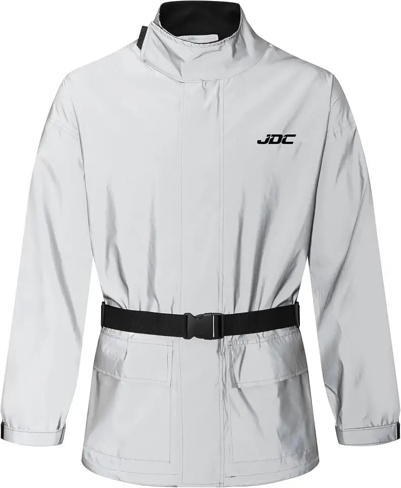 JDC Wasserdichte Motorrad-Regenüberzugsjacke Hohe Sichtbarkeit - SHIELD
