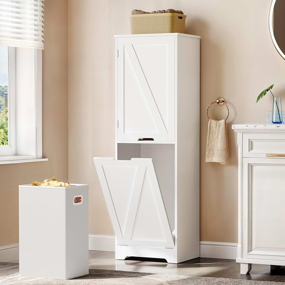DWVO Tilt Out Laundry Hamper 53" Tall Bathroom98 20260918wsx98