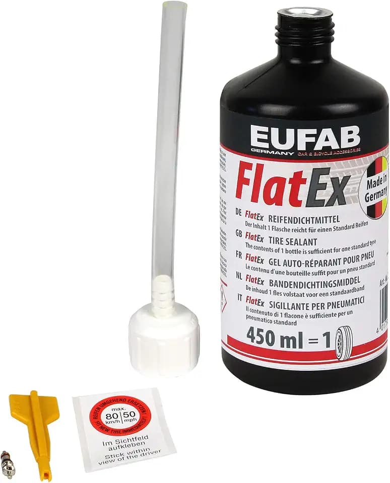 EUFAB 21069 Reifendichtmittel Flatex, Schwarz