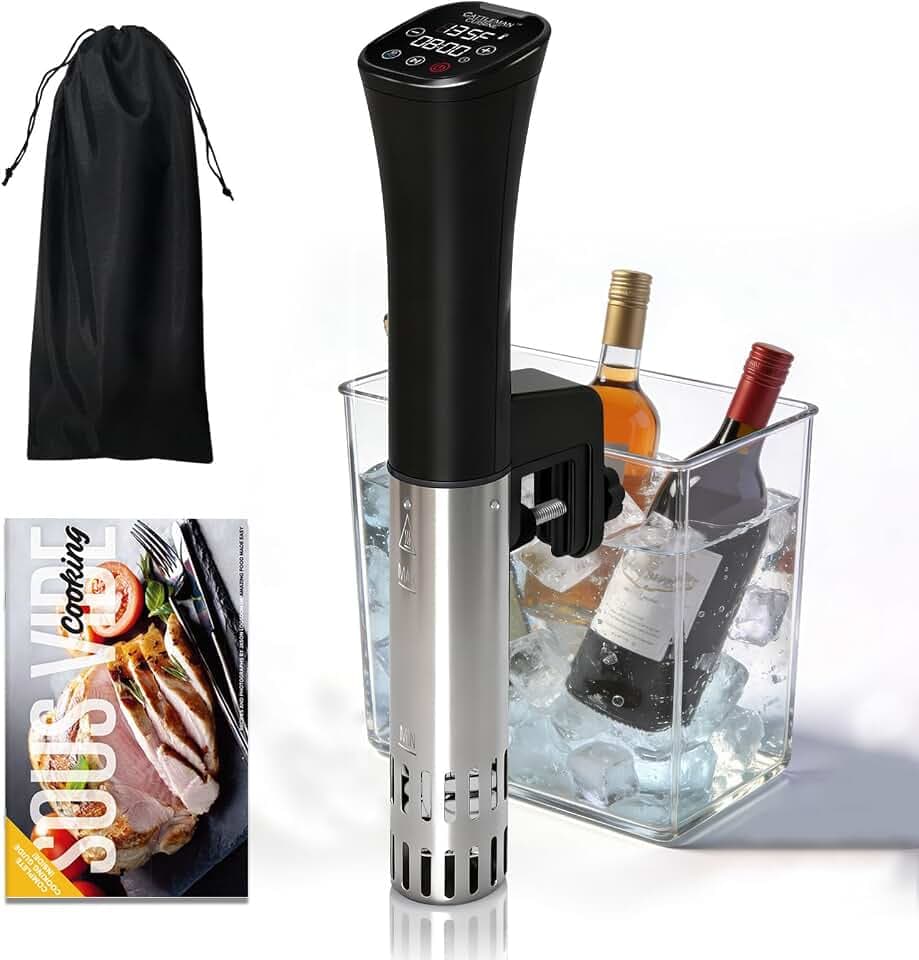CATTLEMAN Sous Vide Cooker, Wine Chiller, Suvee Cooker with Recipe, 1000W