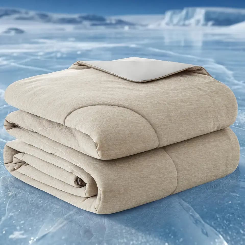 PHF Cooling Blanket for Hot Sleepers Night Sweat,Soft Quilted Comforter