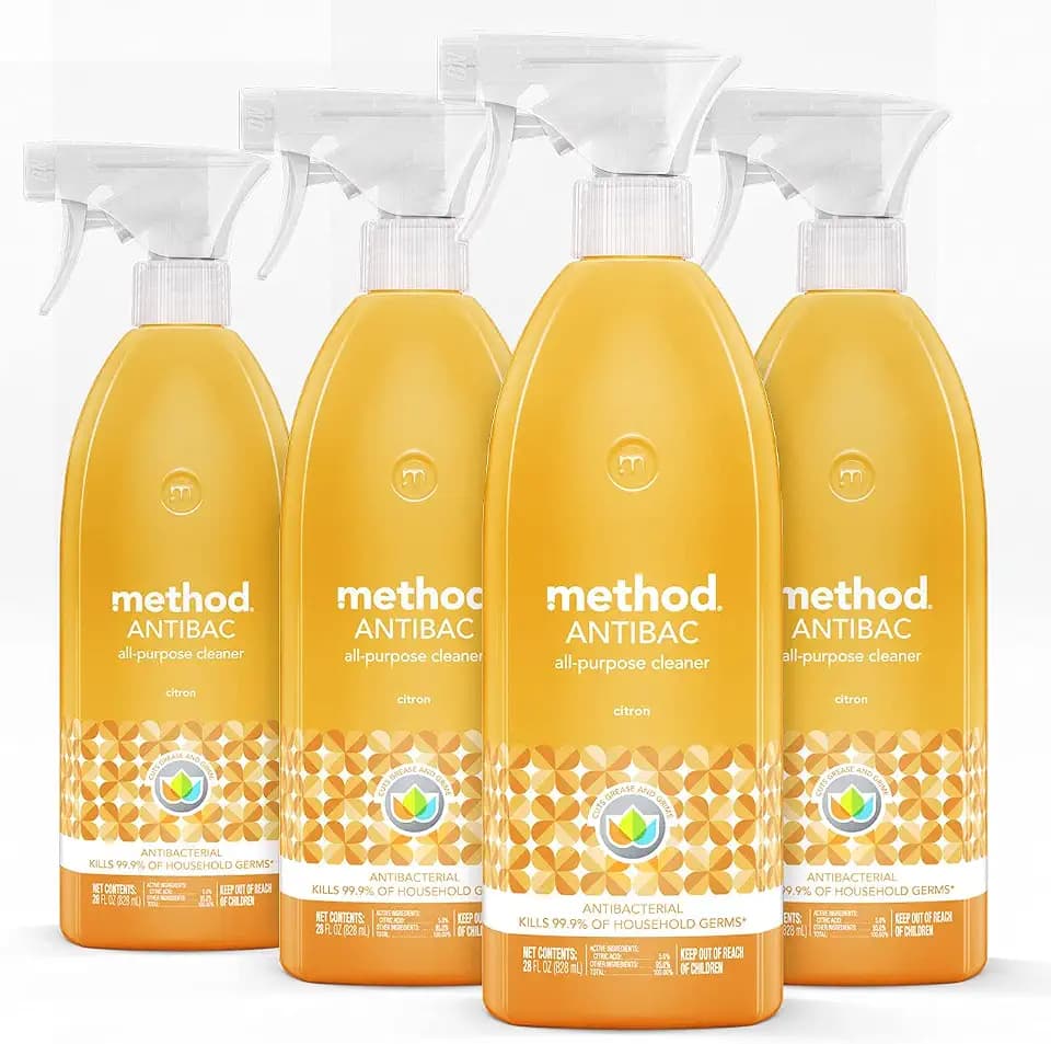 method All-Purpose Cleaner Spray, Citron, 28 fl oz, 4 Pack