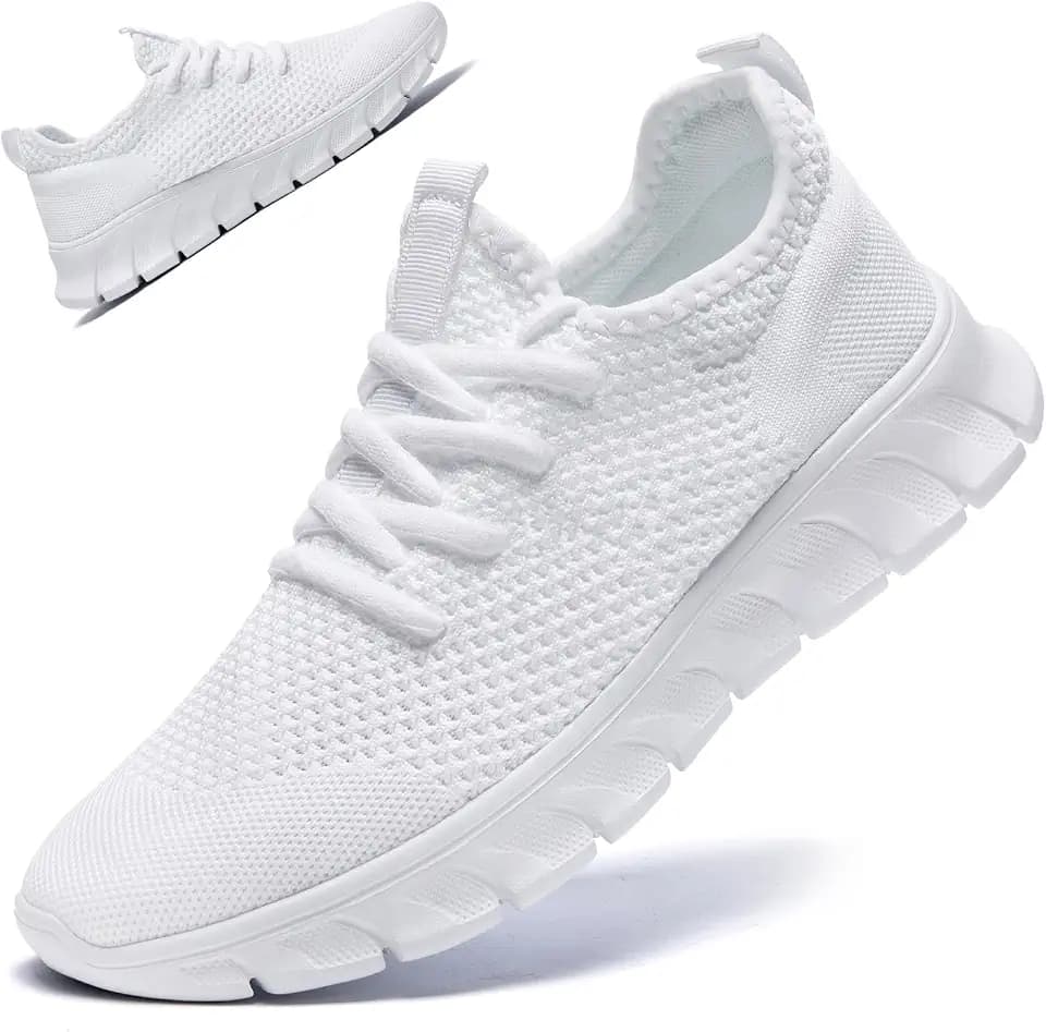 Running Shoes for Men Womens Tennis Gym Walking Slip On Sports Sneakers