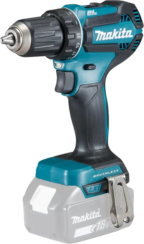 Makita DDF485Z Akku Bohrschrauber, 18 V, Nur Gerät, Batteriebetrieben, Blau