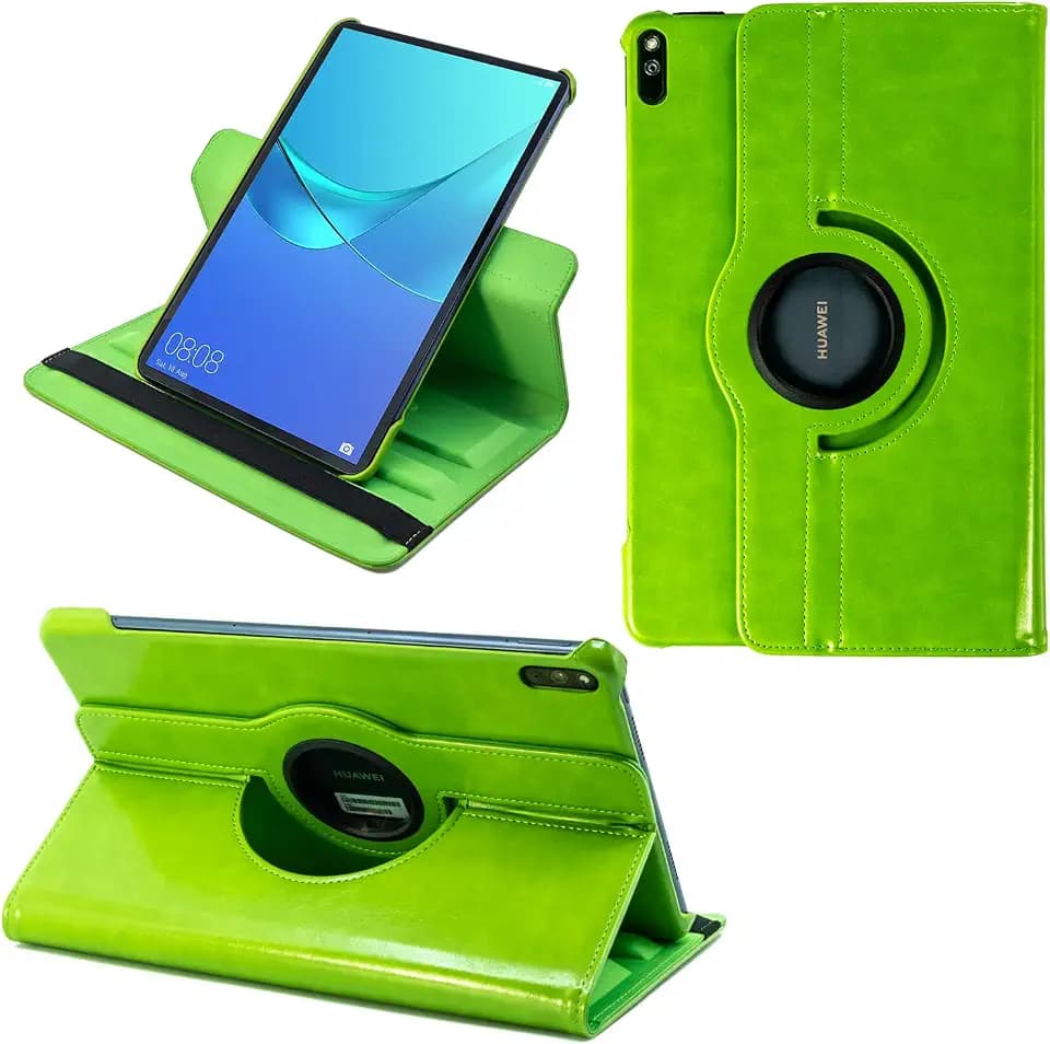 COOVY® 2.0 Cover für Huawei Mediapad M6 (10.8") / Matepad (10.8") Rotation 360° Smart Hülle Tasche Etui Case Schutz Ständer Auto Sleep/Wake up | grün