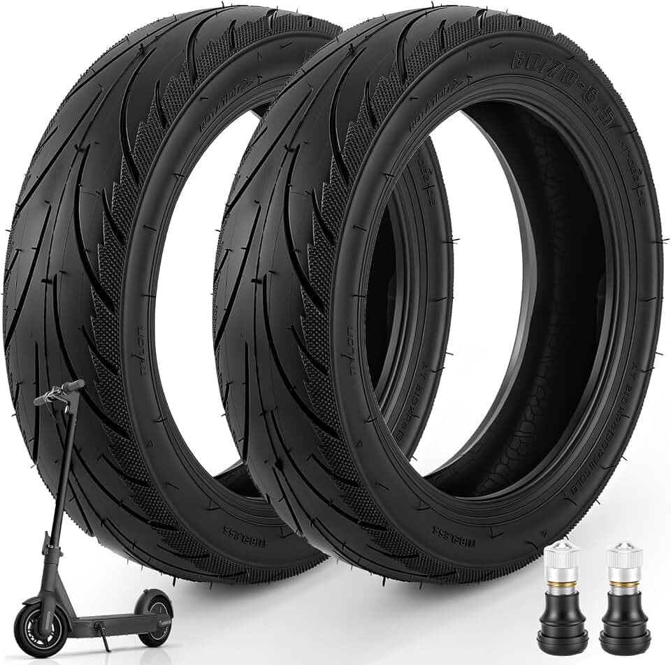 2PCS 60/70-6.5 Tubeless Reifen mit Ventil für Ninebot Max G30 Elektroroller