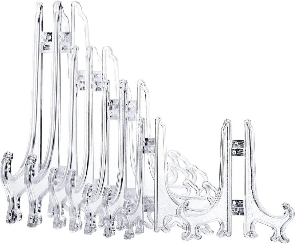 Boao 24 Pcs Ceiling Fan Pull Chain Extender Light Ornament, Clear