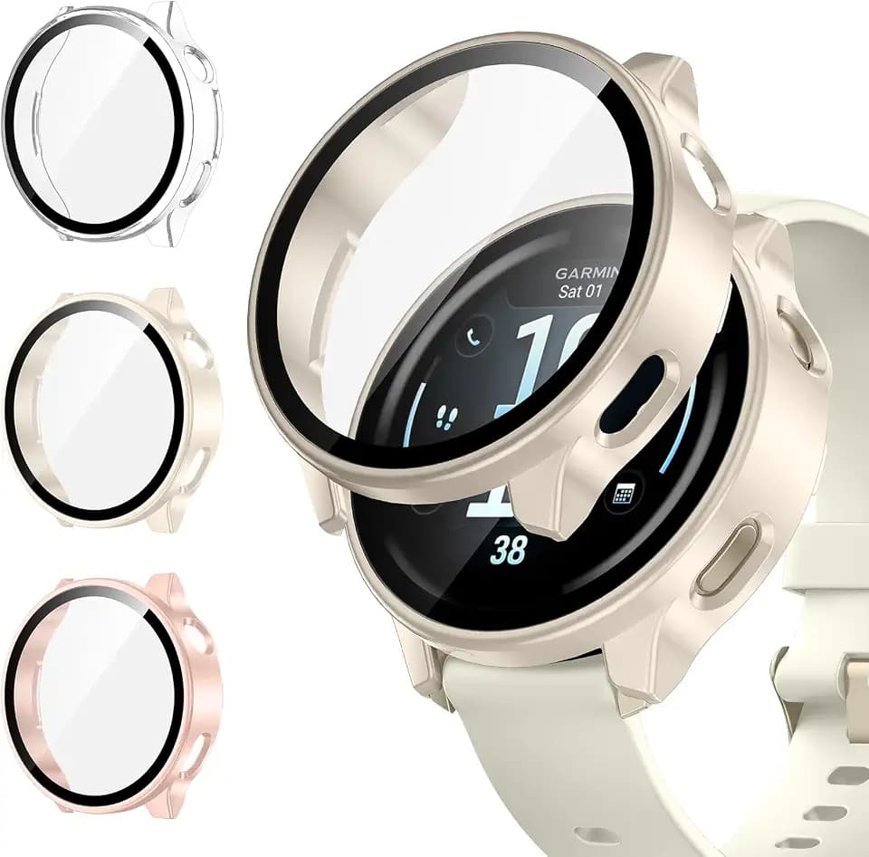 Kamita 3Stück Schutzhülle Kompatibel mit Garmin Venu 4 41mm