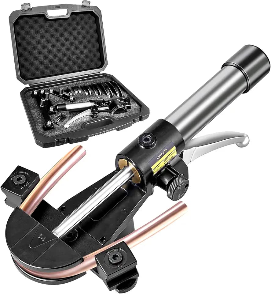 WISSCOOL Hydraulic Pipe Tube Bender Kit 1/4"-7/8" Copper Tubing Bender