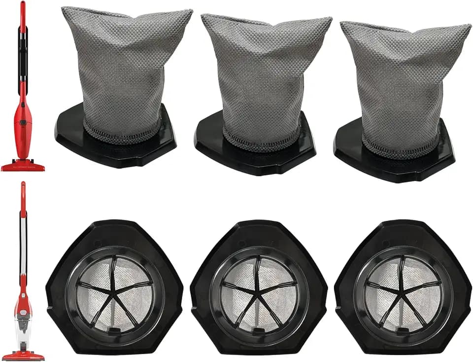 6 Pack F113 HEPA Filter Replacement for Dirt Devil Simplistik Plus 3-in-1 Corded Stick Vacuum SD20000RED