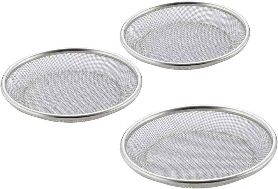 Shimomura 3-Piece Stainless Steel Colander Set, 6.3 x 0.9 inches (16 x 2.2 cm), Made in Japan, Dishwasher Safe