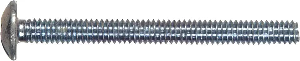 Hillman Zinc Plated Truss Head Combination Drive Machine Screw, 1/4-20 x 3/4 Inch, 100-Pack 111863