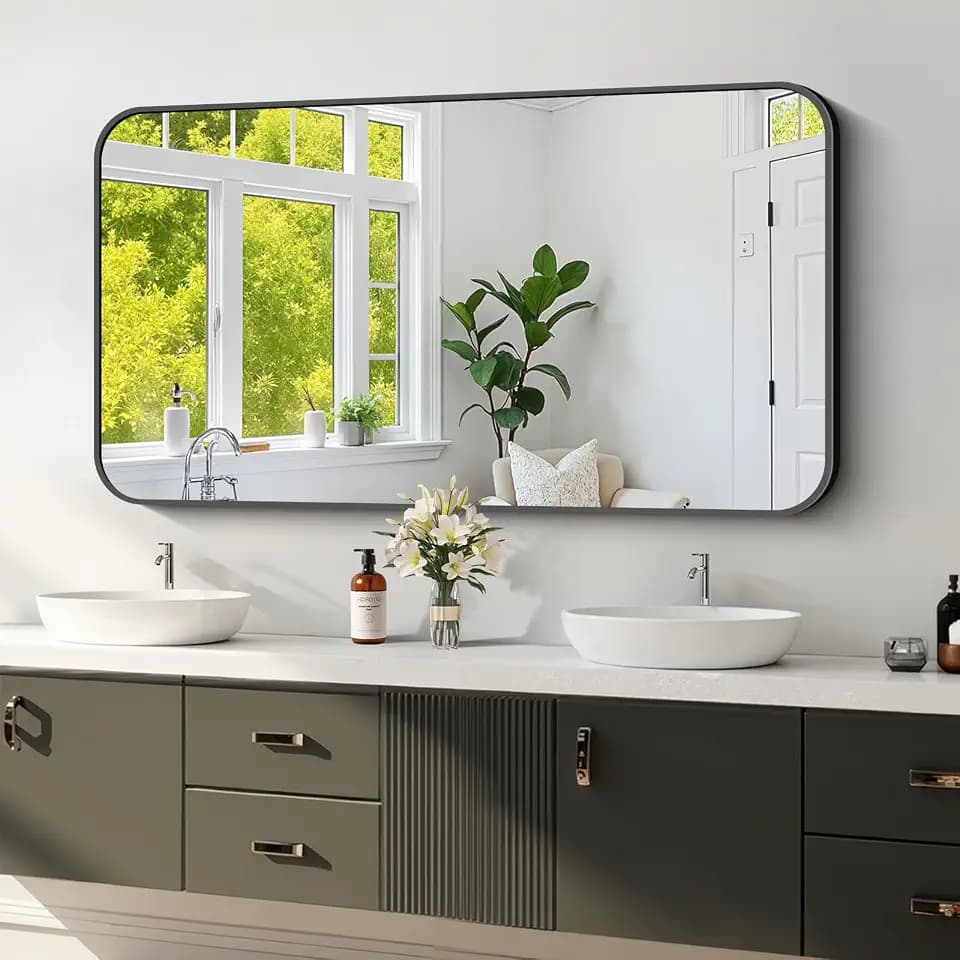 Koonmi Bathroom Wall Mirror,24x48 Inch Large Vanity Mirror for Over Sink