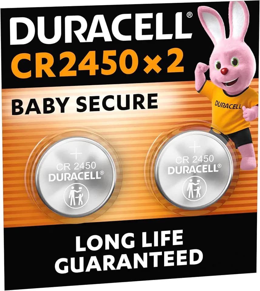 DURACELL 2450 Lithium Knopfzelle (2 Stück) 3V, CR2450