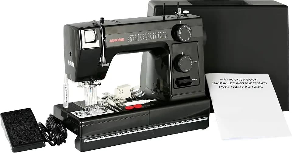 Janome HD1000BE HD1000 Black Edition All Metal Body Sewing Machine, one size