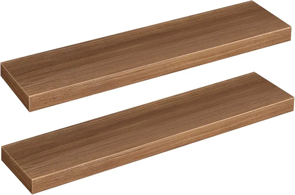 HOOBRO 31.5" Floating Shelves for Wall, Set of 2 Wall Mounted Shelf