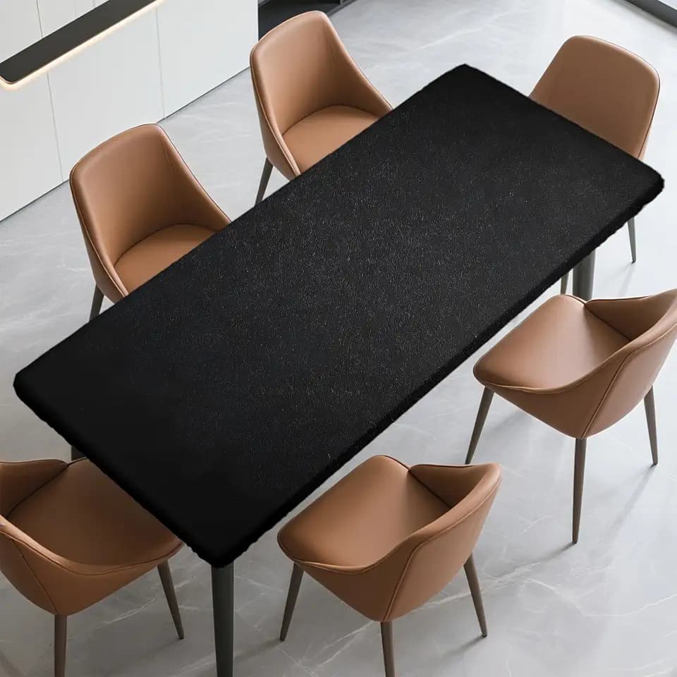 Rectangle Fitted Tablecloth with Elastic Edge for 4 Foot Tables