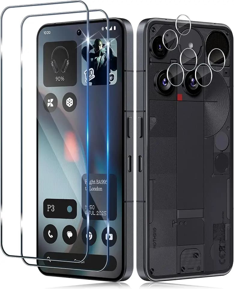 Schutzfolie für Nothing phone 3 5G für Panzerglas mit Kameraschutz