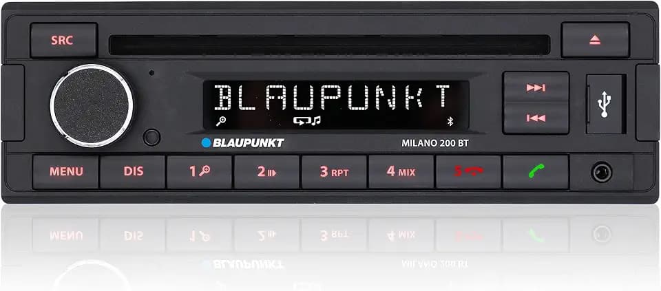 Blaupunkt Milano 200 BT, schwarz, 1-din