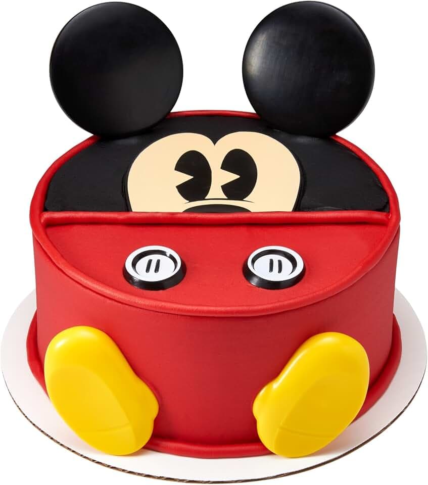 Mickey Mouse Cake Topper | 7 Piece Birthday Party Decoration Set