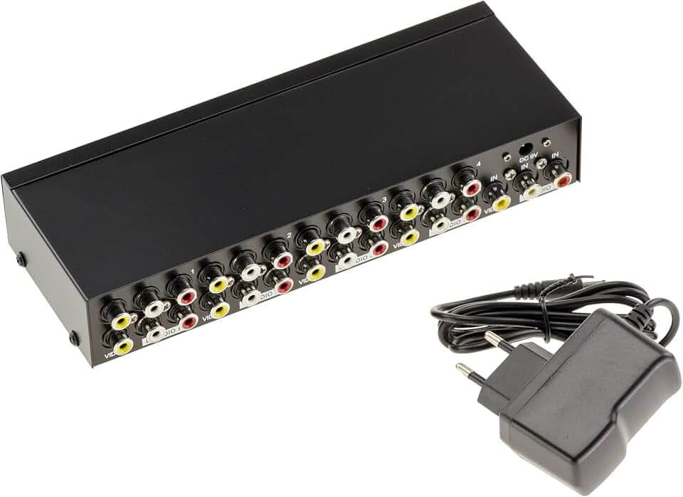 KALEA-INFORMATIQUE Audio-Video-Splitter Typ Splitter, der 1 Eingangsquelle identisch auf 8 gleichzeitige Ausgänge dupliziert.