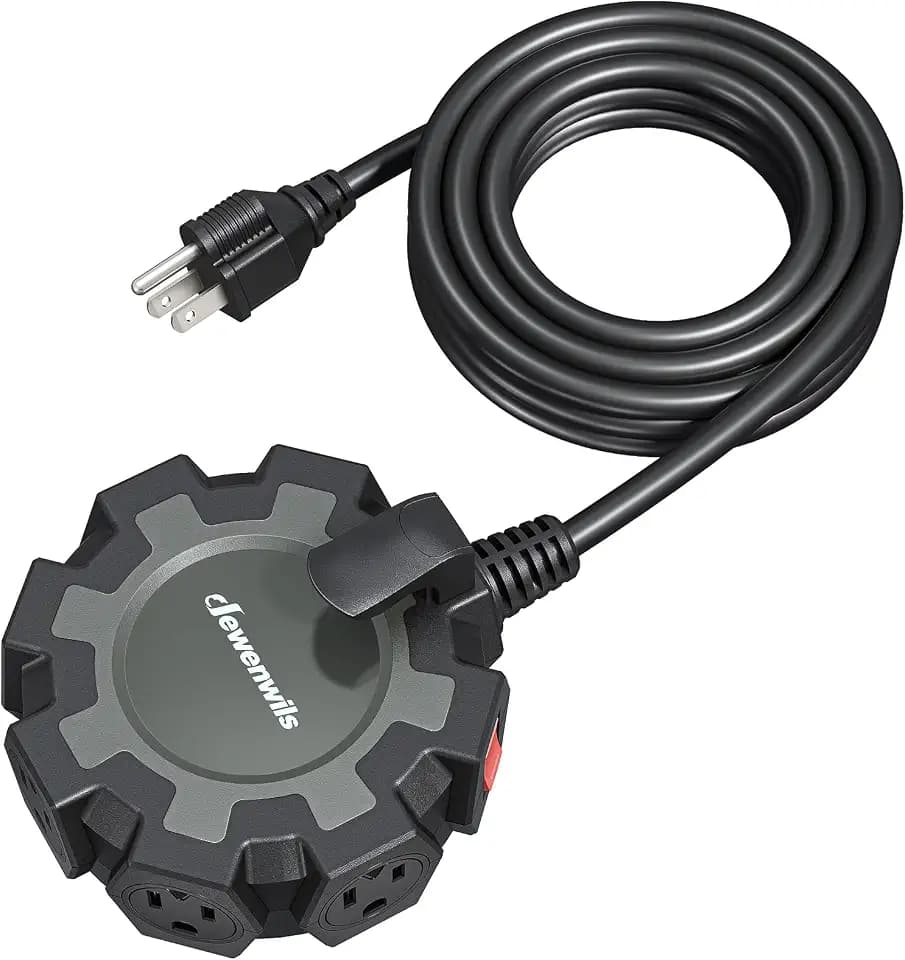 DEWENWILS 15FT Heavy Duty Extension Cord, UL Listed