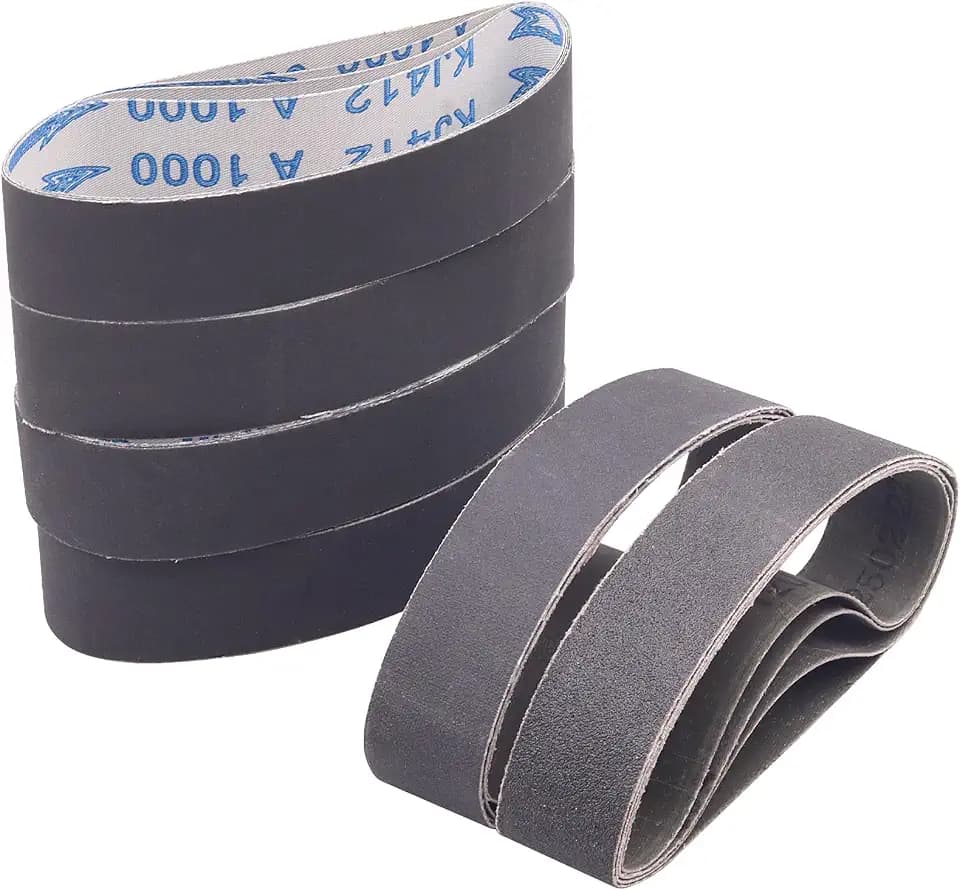 1.2 x 13 Inch Replacement Knife Sharpener Sanding Belt, 120-1000 Grit 24Pcs