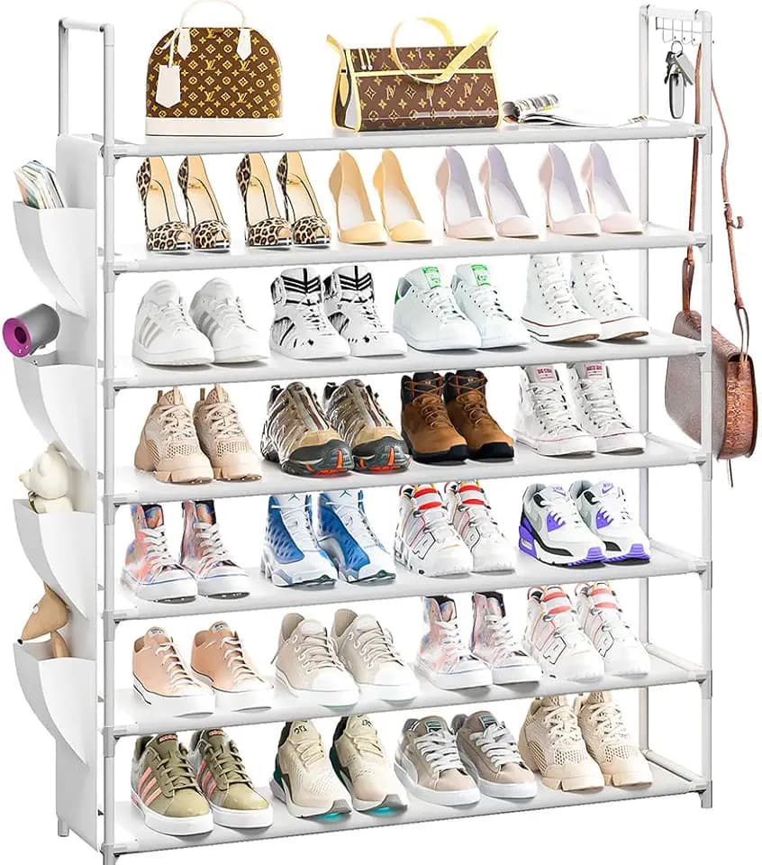 OYREL Shoe Rack 7 Tier Tall 28-35Pairs Organizer Storage