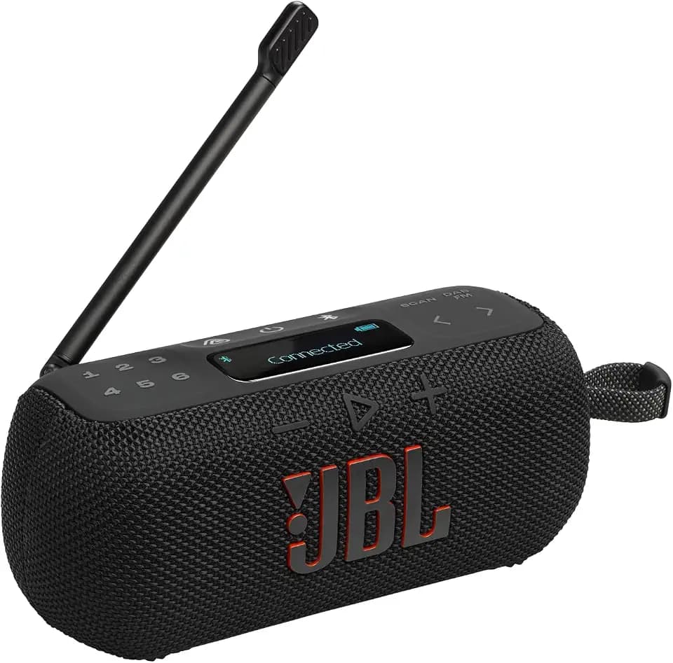 JBL Tuner 3, Tragbares DAB/DAB+/UKW Bluetooth Radio, Schwarz