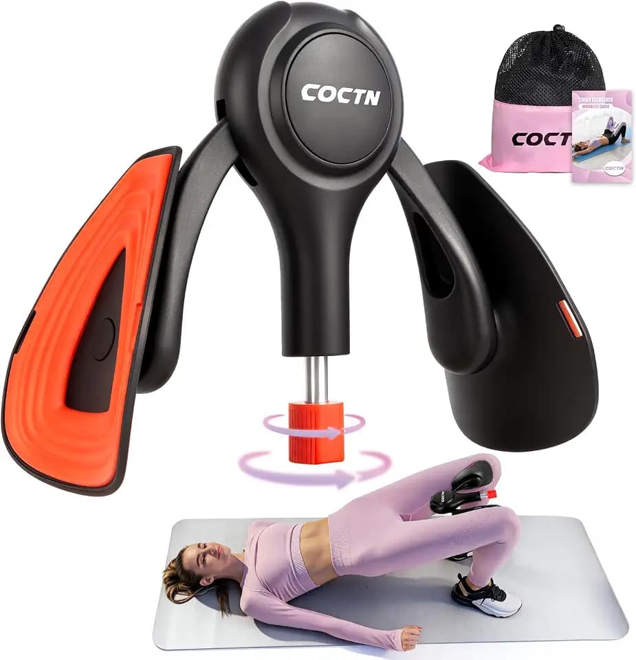 Thigh Trainer, 15-70LB Adjustable Resistance Inner Thigh Workout Equipment