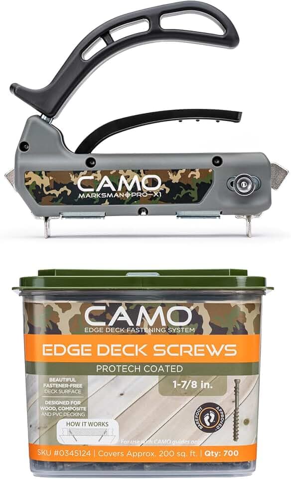 CAMO Marksman PRO-X1 Deck Board Tool and 1-7/8" Edge Screws KIT
