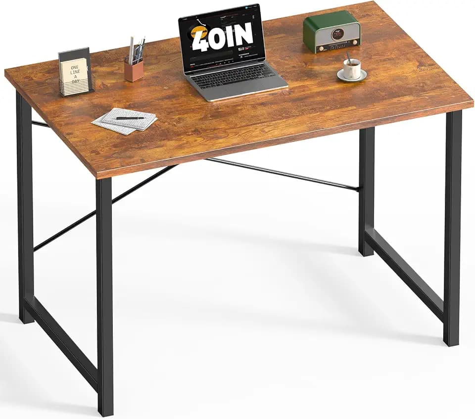 DUMOS 40 Inch Small Computer Desk, Gaming Desks for Home Office Bedroom