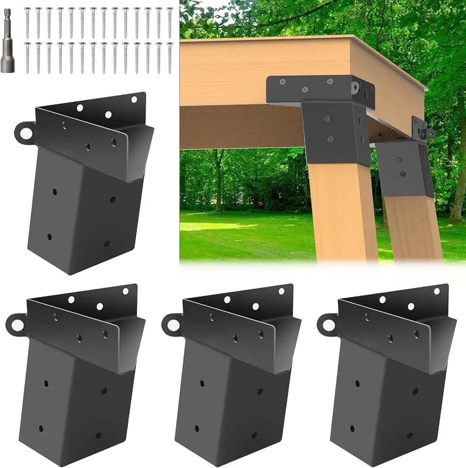Deer Stand Brackets 4"x 4", Elevator Brackets 4Pcs , Deer Blind Bracket