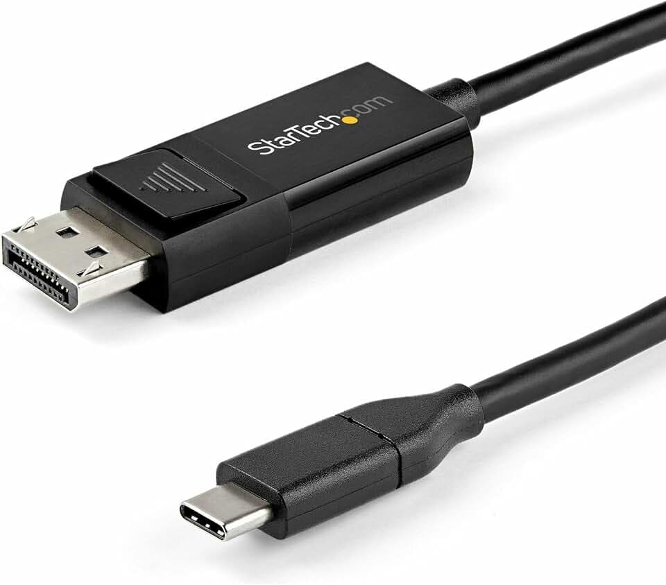 StarTech 2m Bidirektionales USB-C auf DisplayPort Kabel, 8K (CDP2DP142MBD)