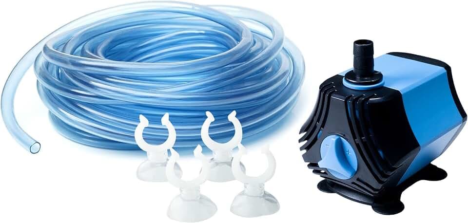 Q-Grow Easy Wasserwechsel für Aquarien mit Pumpe, inkl. 10 m Schlauch